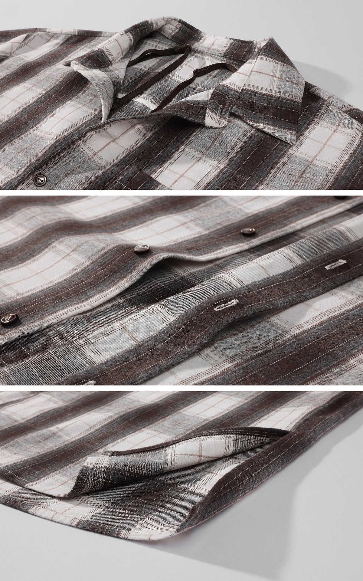0122stepll After Hours Oversized Plaid Shirt