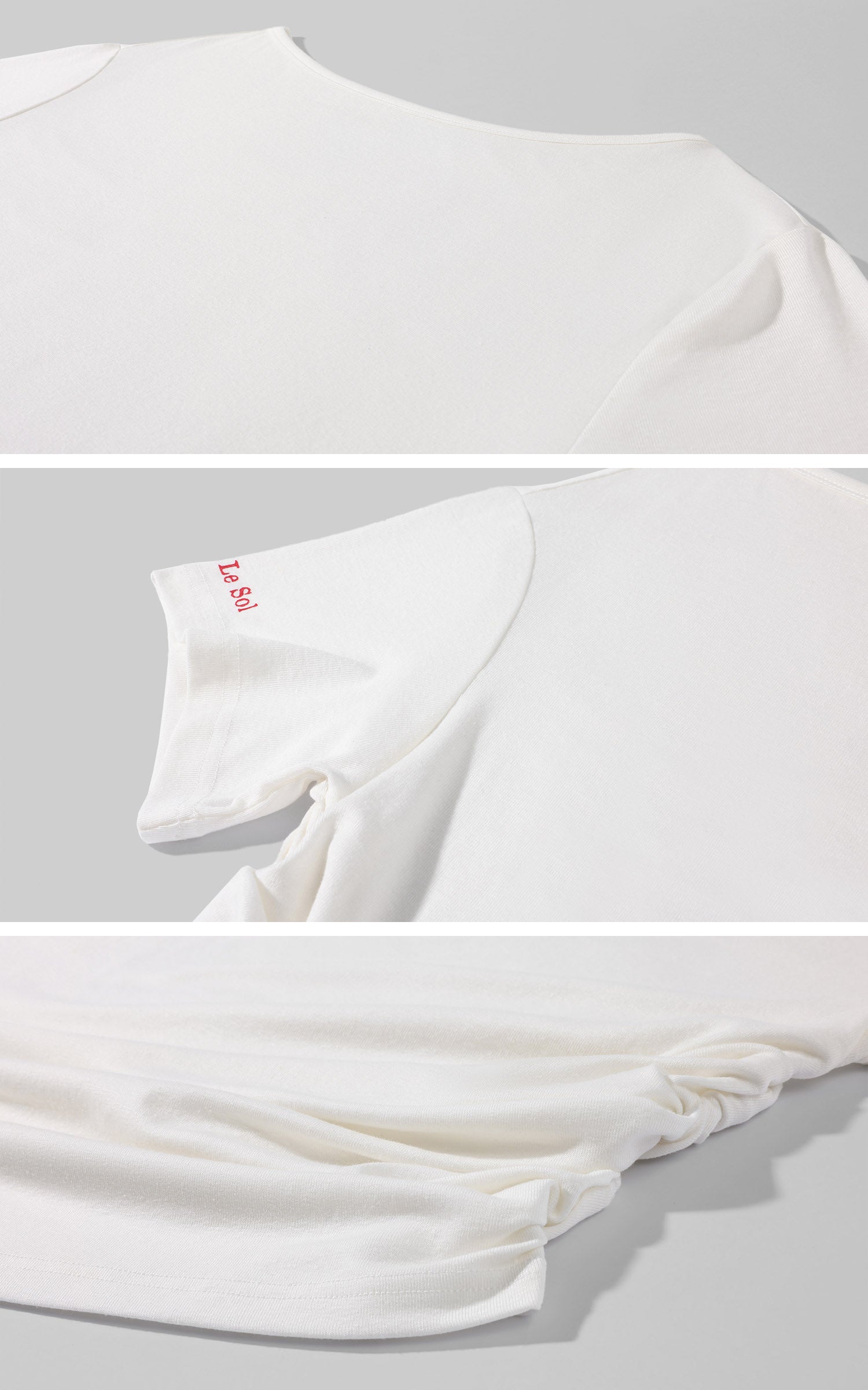 Rase le sol Asymmetric Drape Off-Shoulder Top