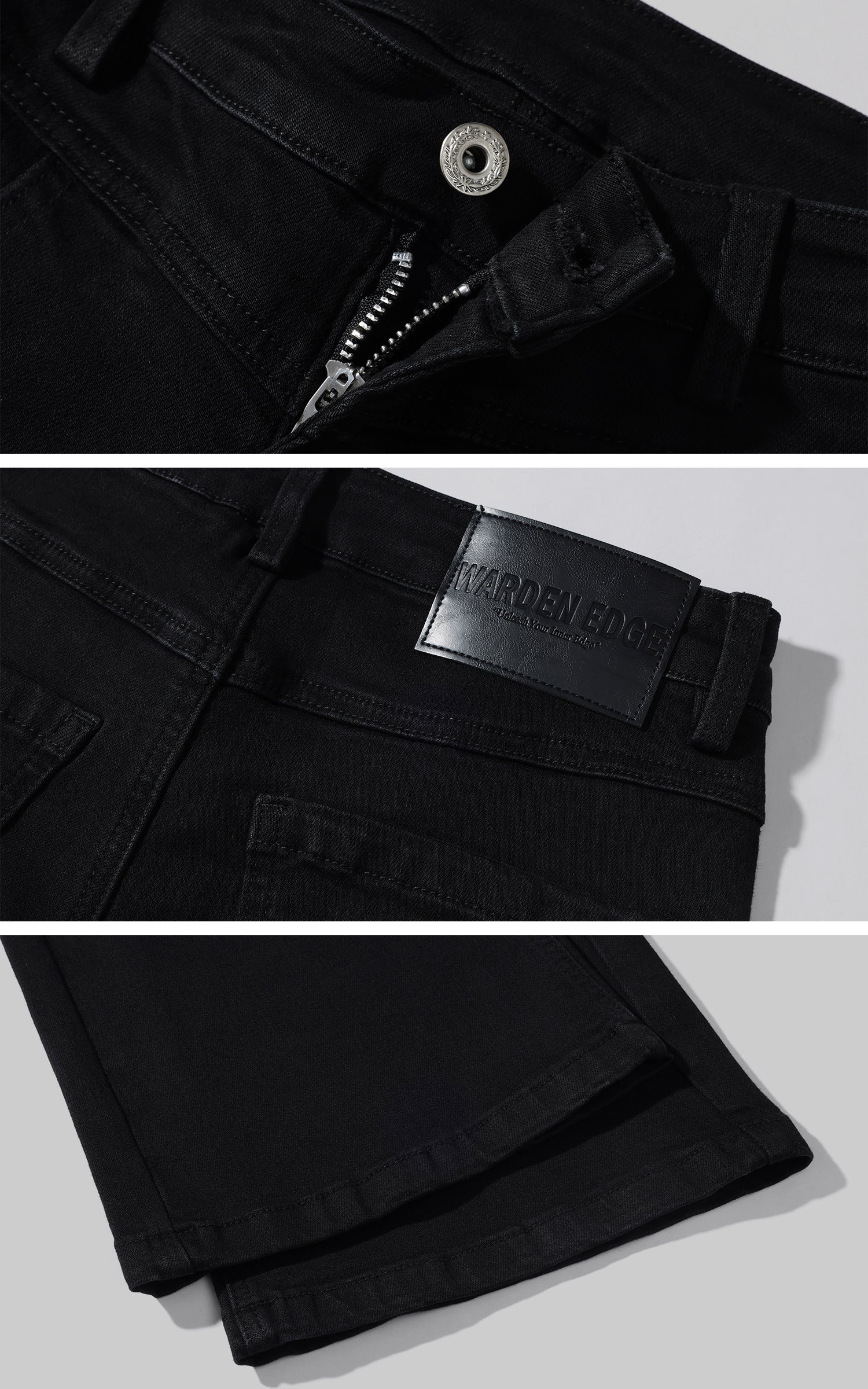 WARDEN EDGE Slim Flared Denim Pants