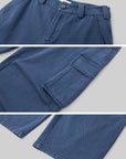 IAMXIAA Vintage Blue Oversized Cargo Jeans