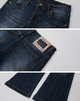 IAMXIAA Flared Low Rise Denim Jeans