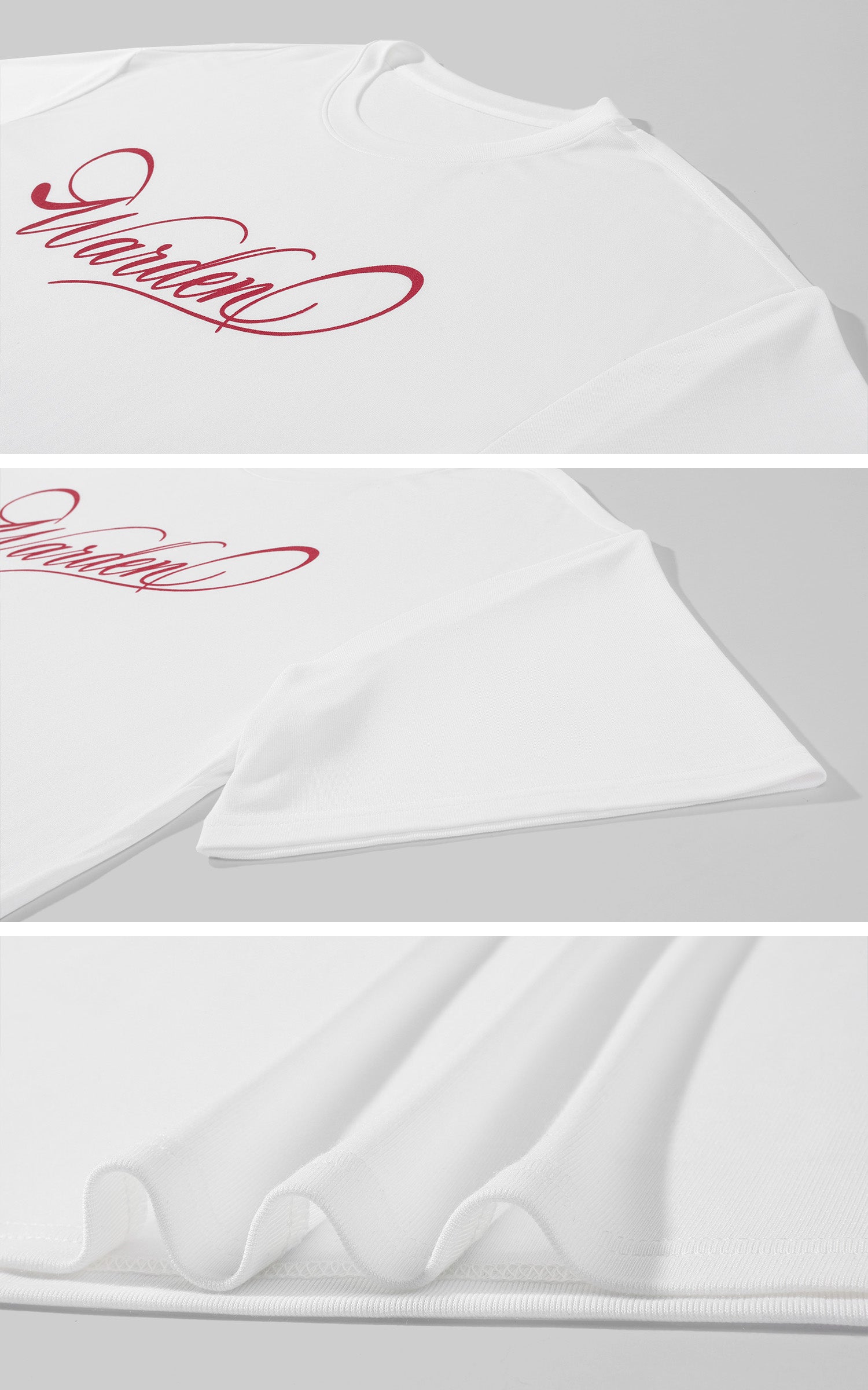 WARDEN EDGE Signature Script Oversized T-Shirt