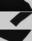 IAMXIAA Knit Cropped V Neck Sweater
