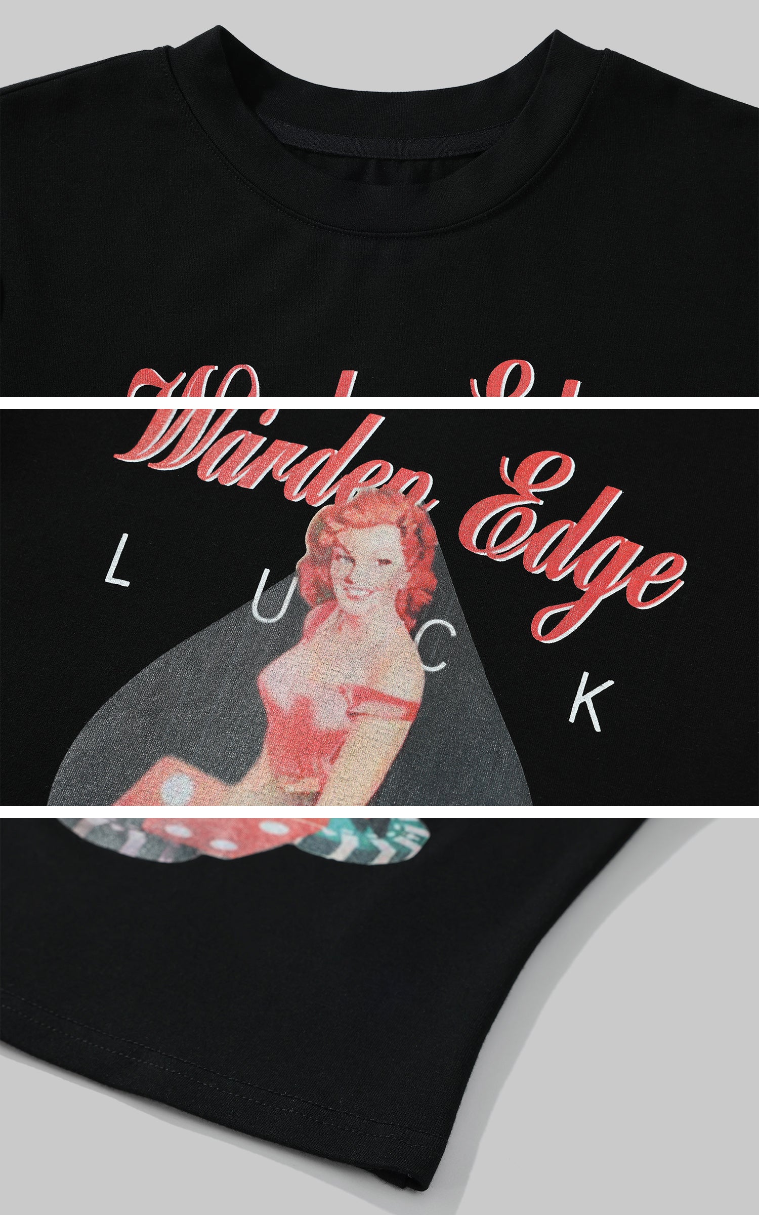 WARDEN EDGE High Stakes Baby Tee - PINKPARKS