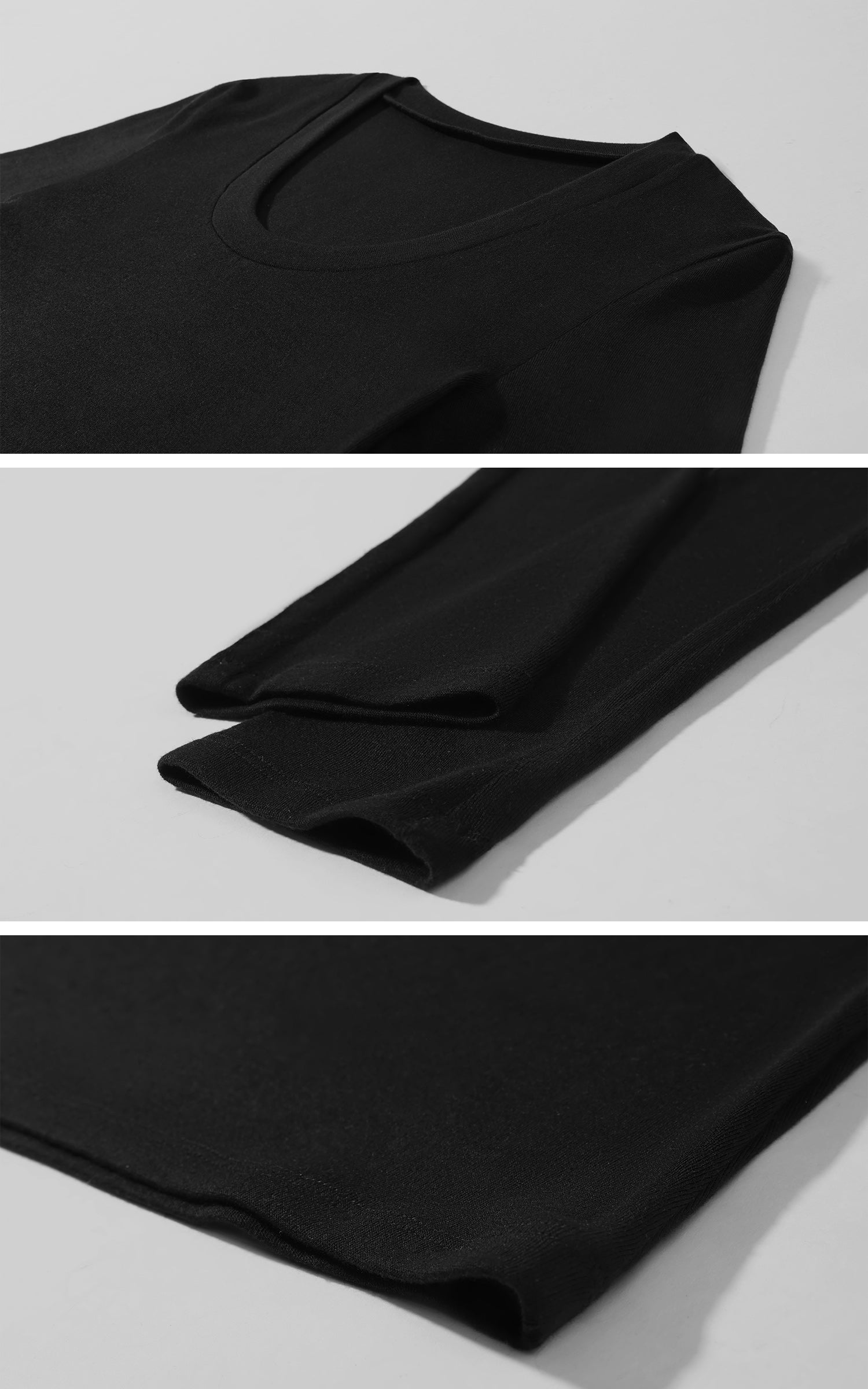 0122stepll Essential Knit Slim Long Sleeve Top