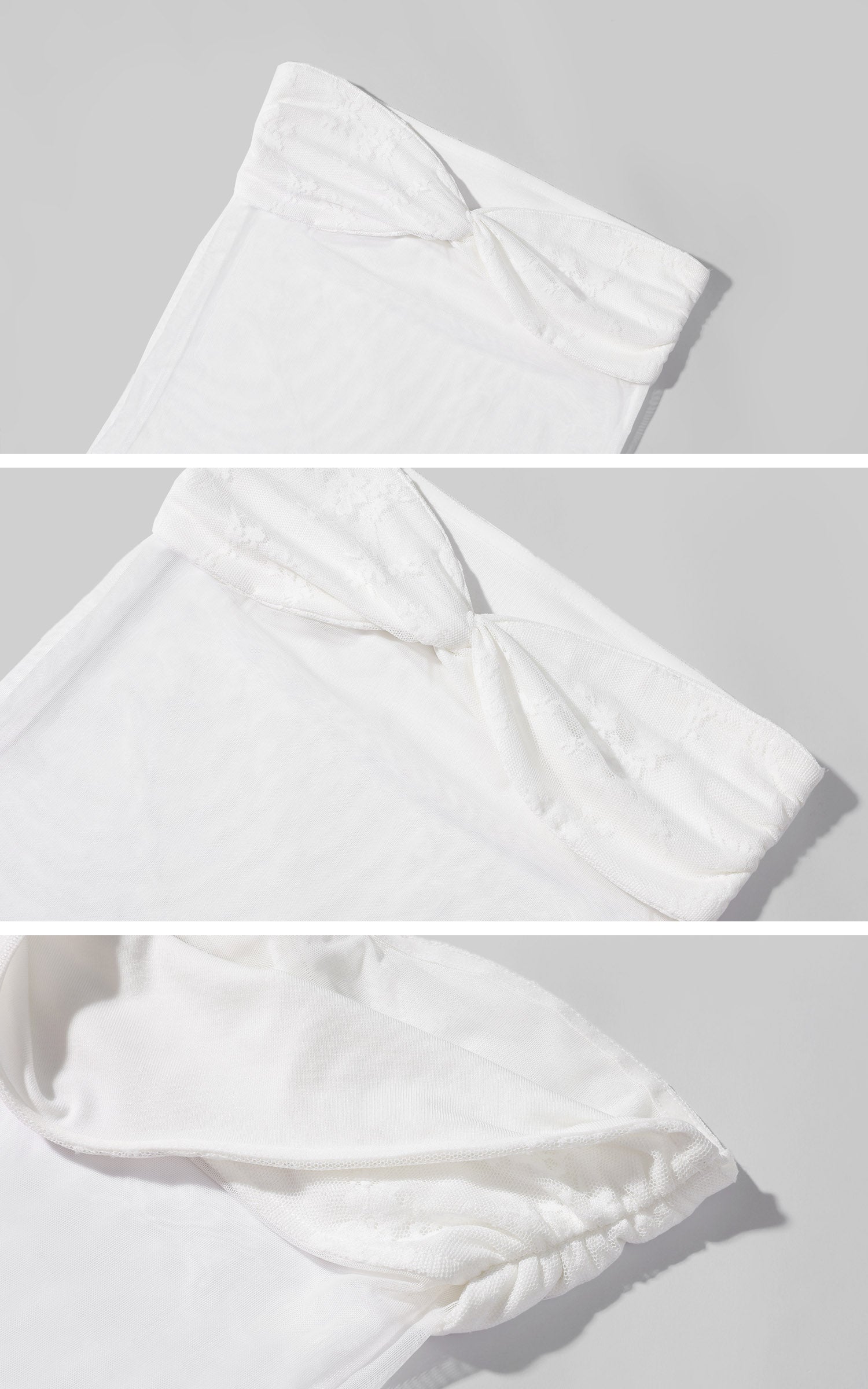 Rase le sol 로즈 매듭 드레이프 튜브탑 &amp; 슬릿 맥시 스커트 세트