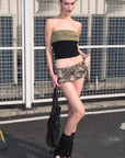 0122stepll Love Me Stretch Tube Top for Dark-Edged Streetwear