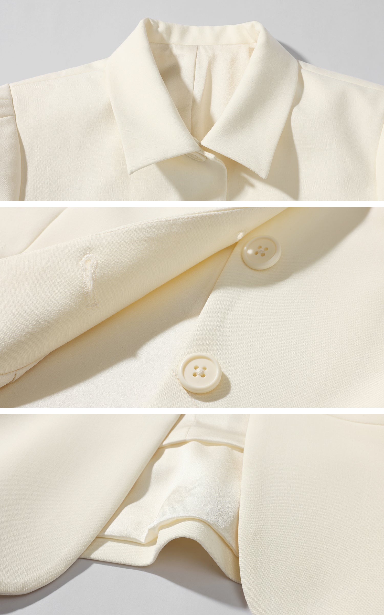 ROVENTE Tailored Puff Sleeve Shirt with Curved Hem and Fitted Waist