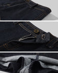 ROVENTE Vintage Indigo Low Rise Denim Micro Mini Skirt