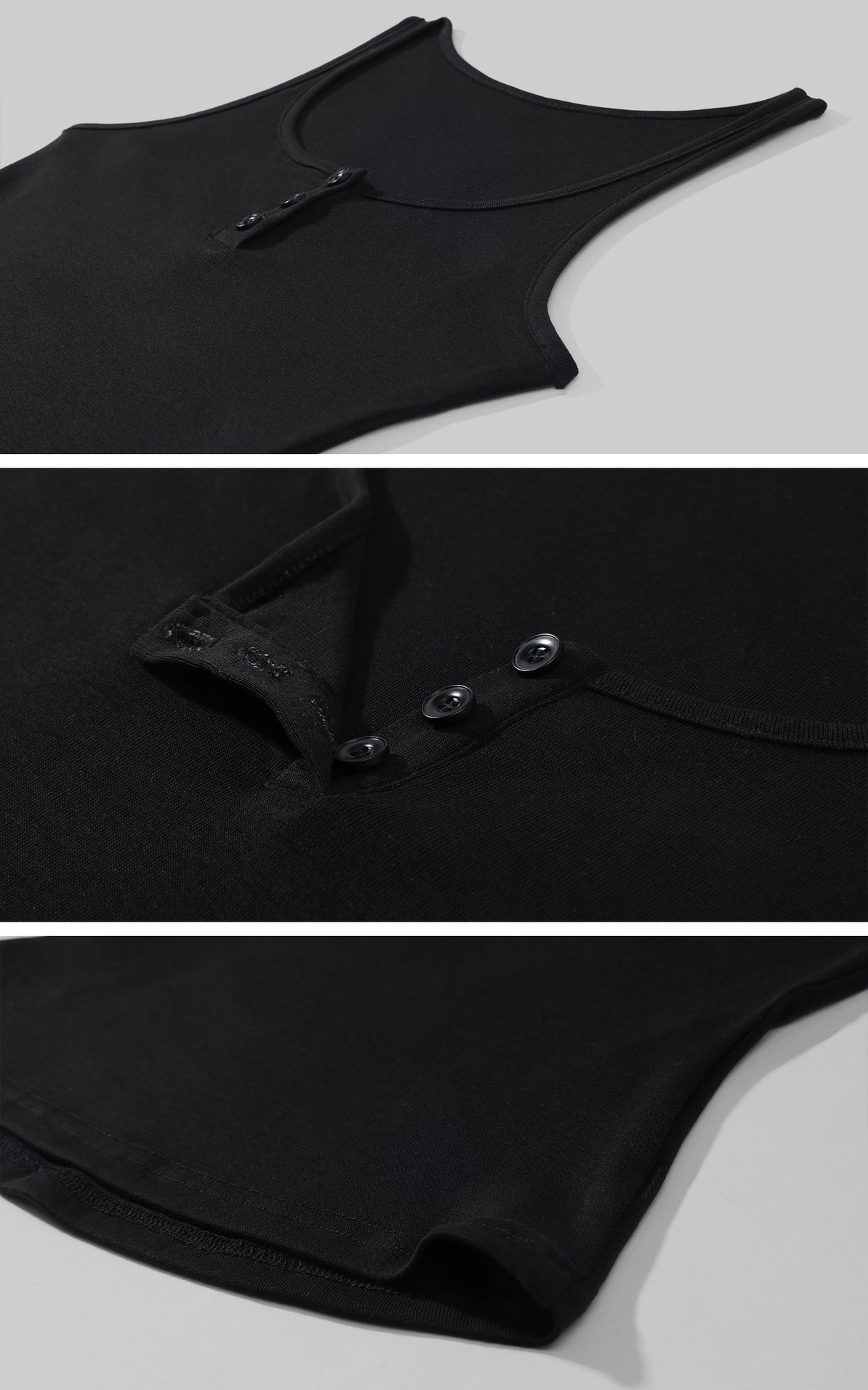 WARDEN EDGE Asymmetric Layered Tank Top With Sculptural Hemline