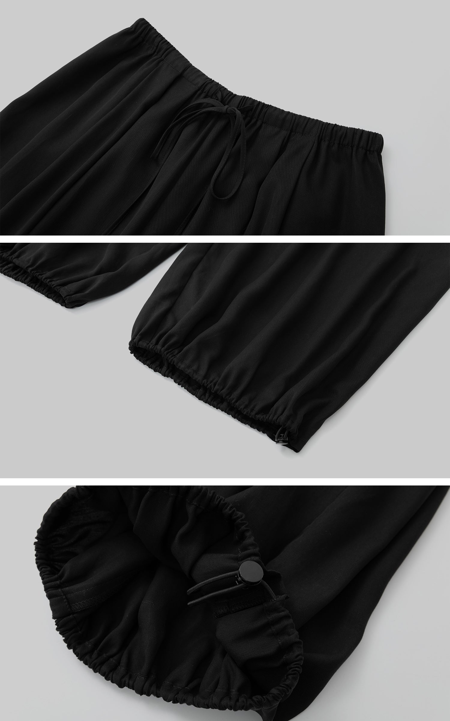 IAMXIAA Balloon Wide-Leg Drawstring Pants