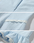 Rase le sol Light Slumber Lace-Trimmed Camisole Dress Set - PINKPARKS