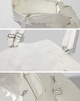 Rase le sol Sculptural Angel Wing Convertible Backpack & Crossbody