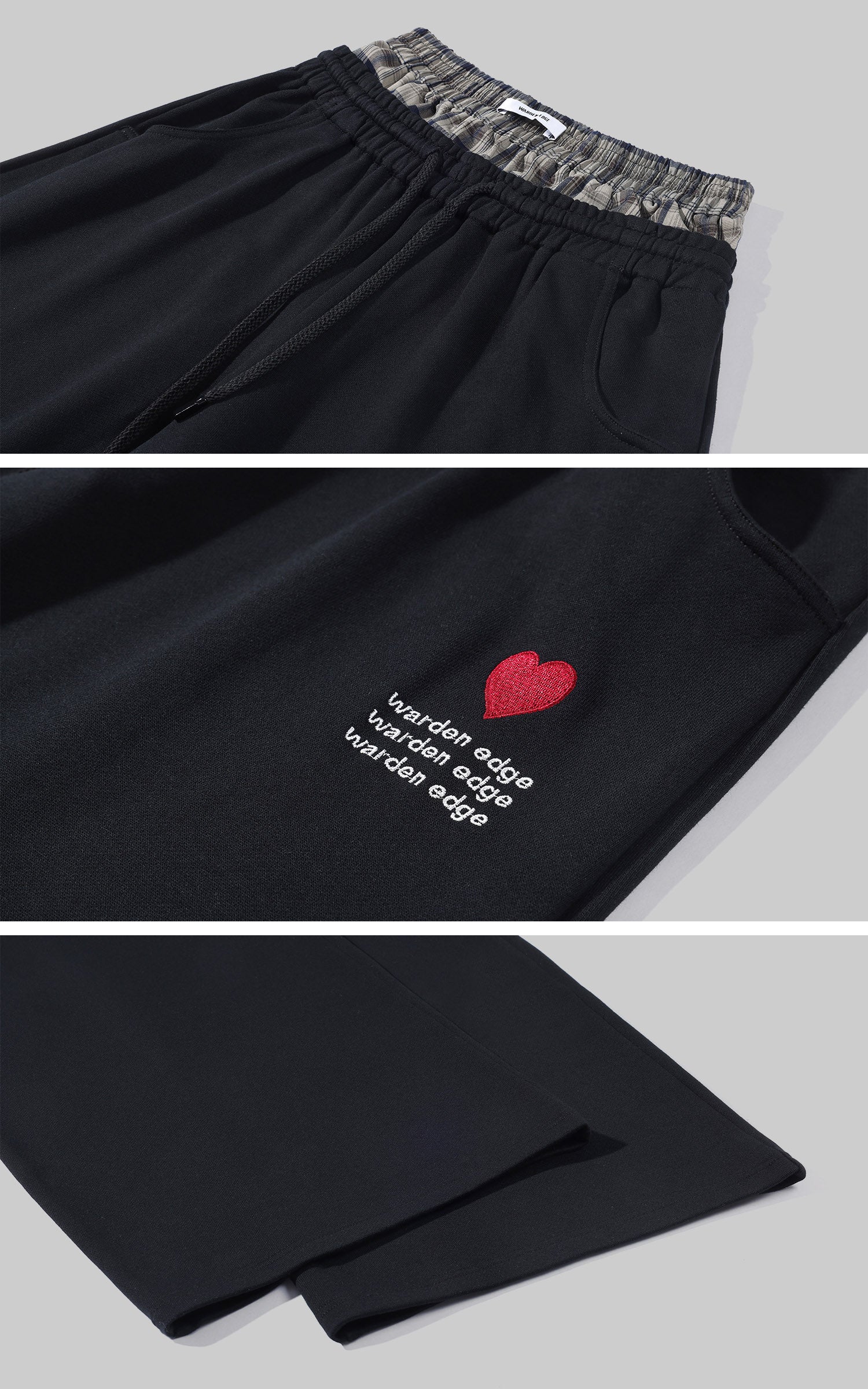 WARDEN EDGE Layered Waist Loose Fit Sweatpants