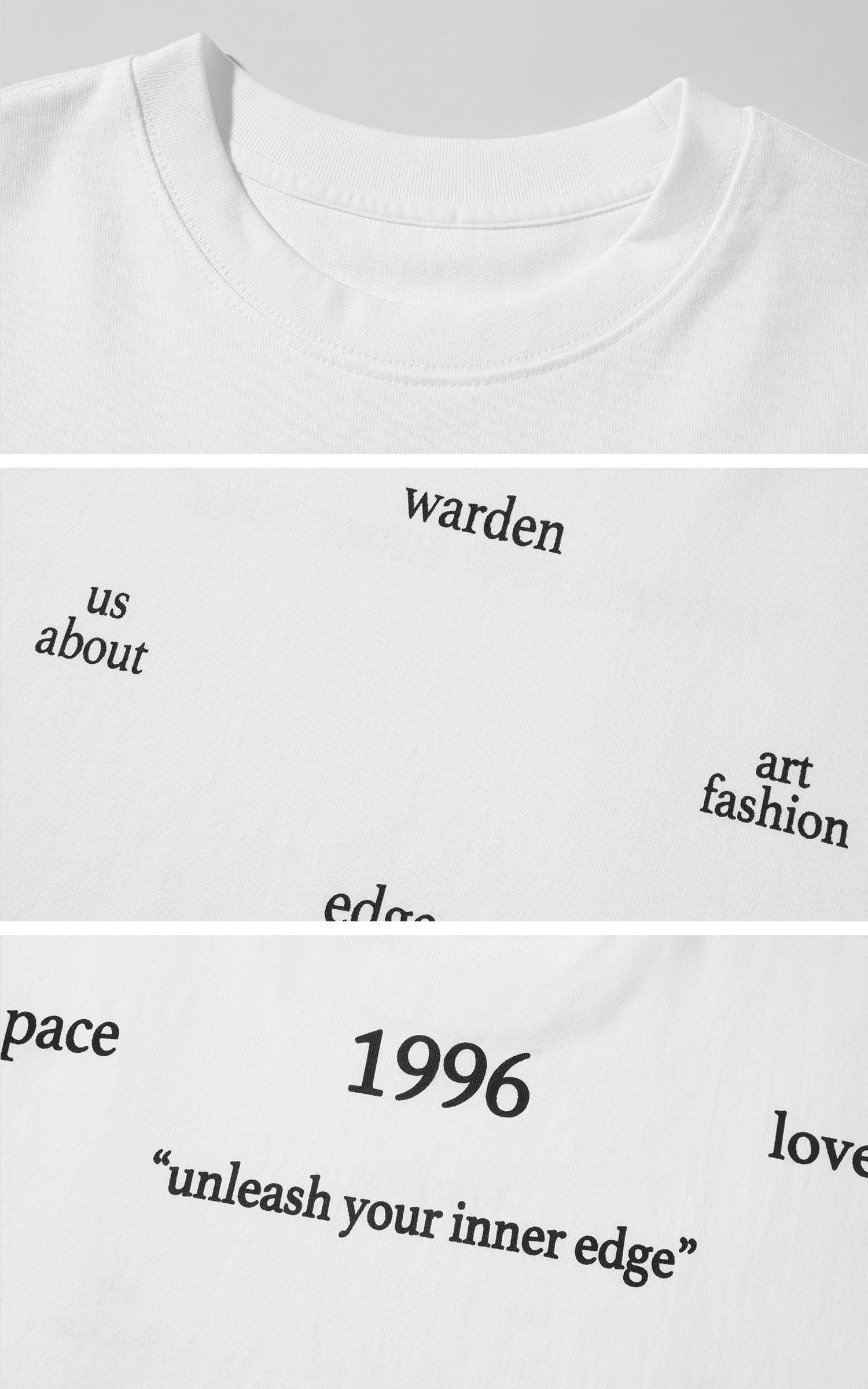 WARDEN EDGE Oversized Cotton Tee - PINKPARKS