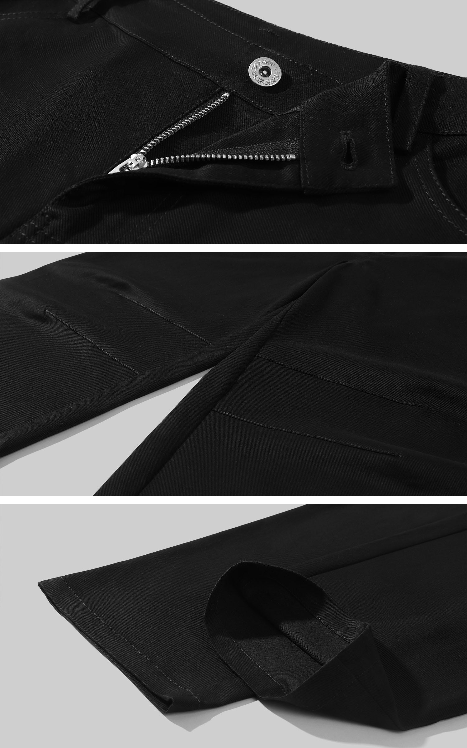 WARDEN EDGE Structured Wide-Leg Barrel Pants