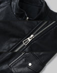 WARDEN EDGE PU Leather Bomber Jacket