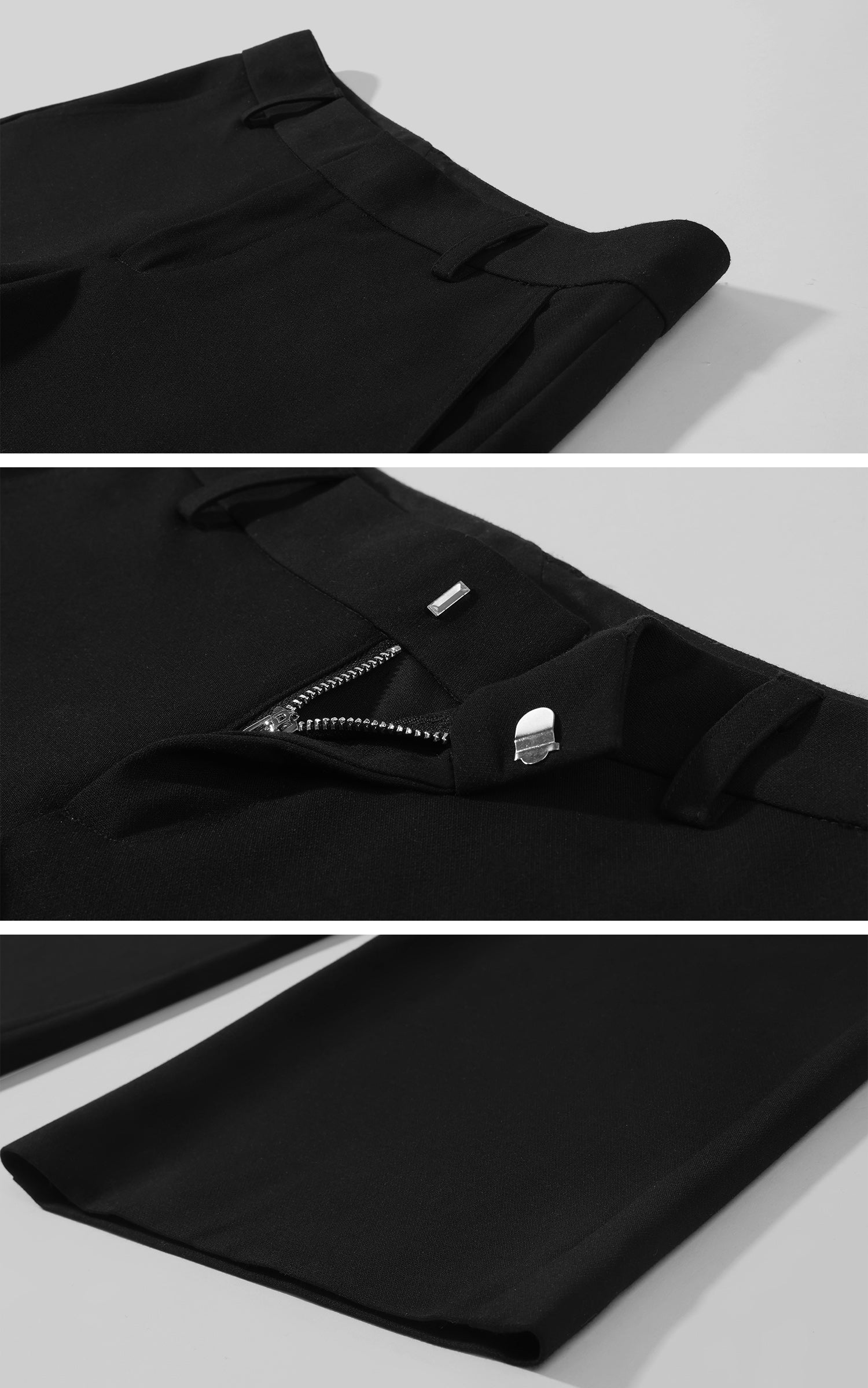 ROVENTE Tailored Wide-Leg Pants
