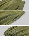 Hydrae Ensemble cardigan superposé, caraco & Pantalon large en satin
