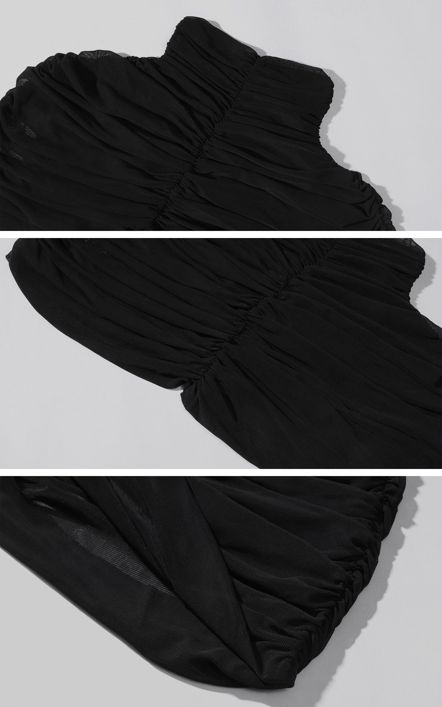 ROVENTE Draped Shawl Strapless Maxi Dress