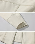 Rase le sol Fitted Hooded Zip Jacket