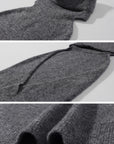 0122stepll Backless Hooded Knit Vest