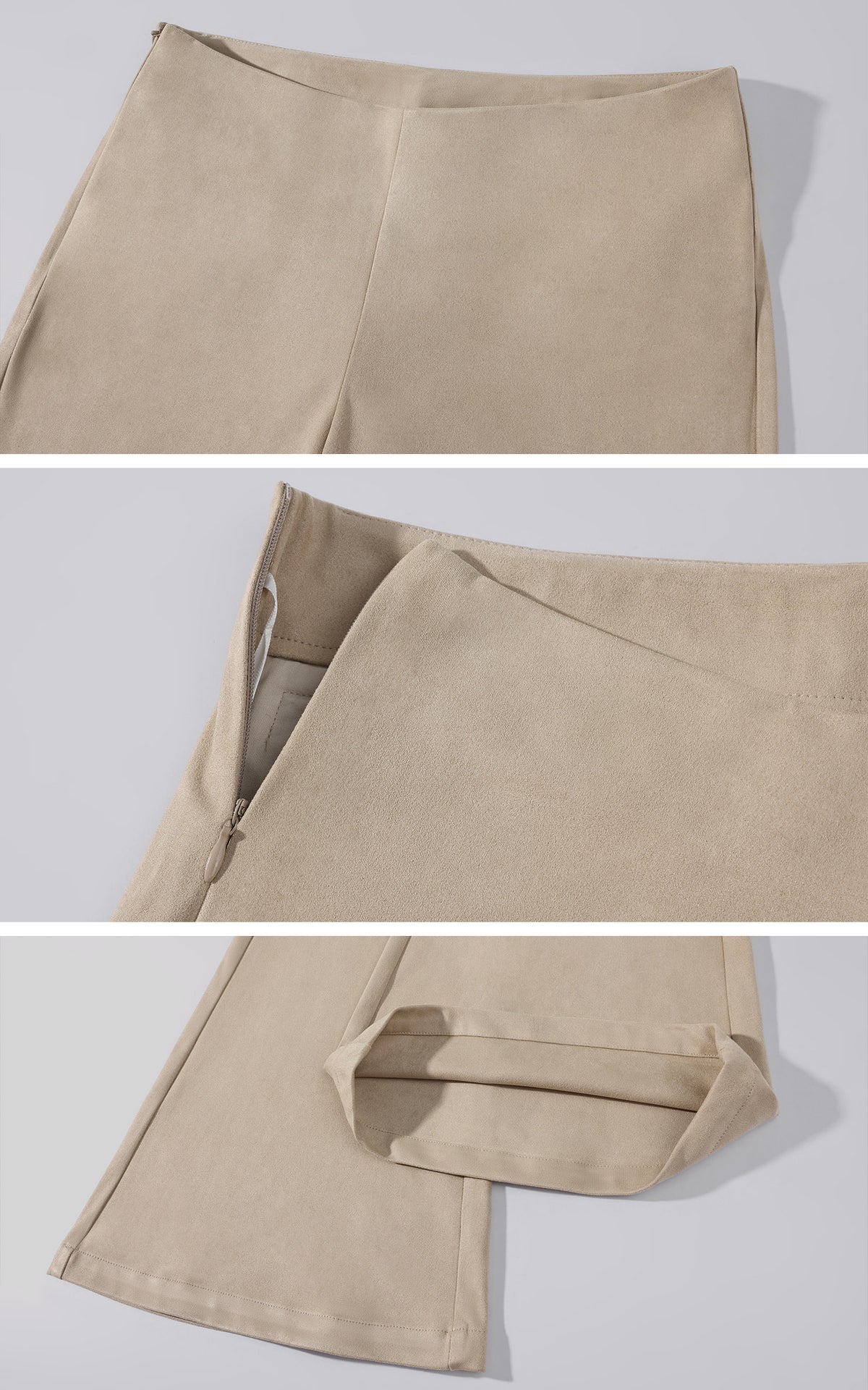 ROVENTE Soft-Touch High-Waist Flared Pants