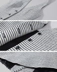 0122stepll Striped Halter Tailored Knit Vest