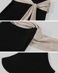 Rase le sol Draped Tie-Waist Wool Knit Maxi Skirt