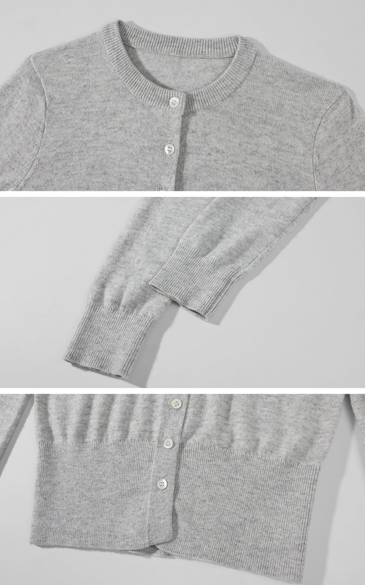 ROVENTE Soft Knit Cardigan, Camisole &amp; Long Scarf Three-Piece Set