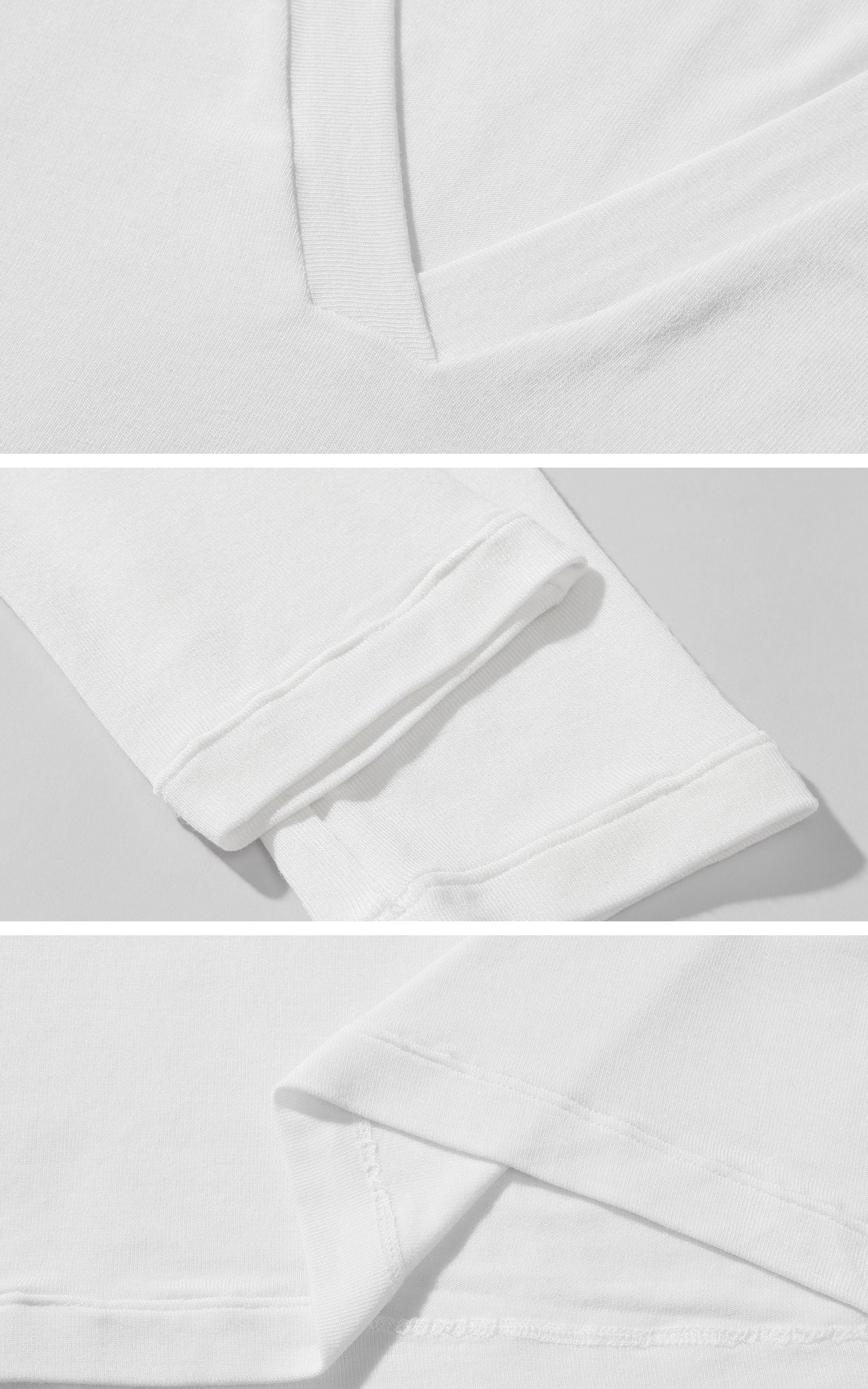 0122stepll Haut à manches longues et col en V profond