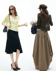 IAMXIAA Sheer Knit Button Up Cardigan