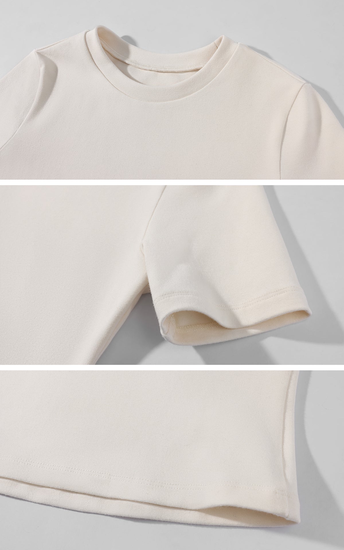0122stepll Ensemble trois pièces : veste zippée en polaire, t-shirt ajusté et pantalon large
