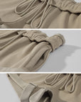 WARDEN EDGE Mini-jupe à taille repliée avec cordon Short