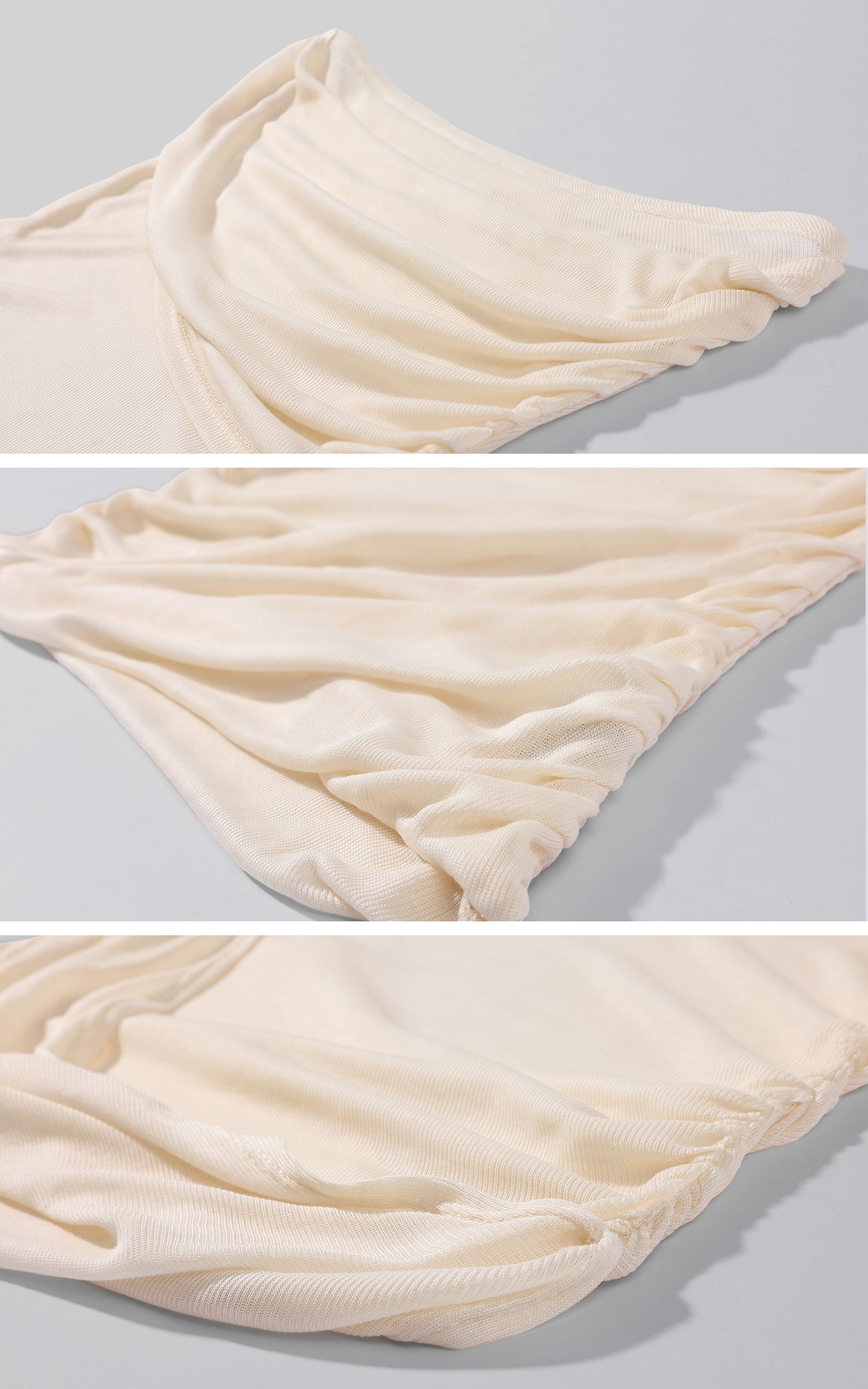 Rase le sol Draped Tube Top &amp; Layered Tulle Skirt Set