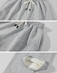 WARDEN EDGE Fleece-Lined Wide-Leg Sweatpants