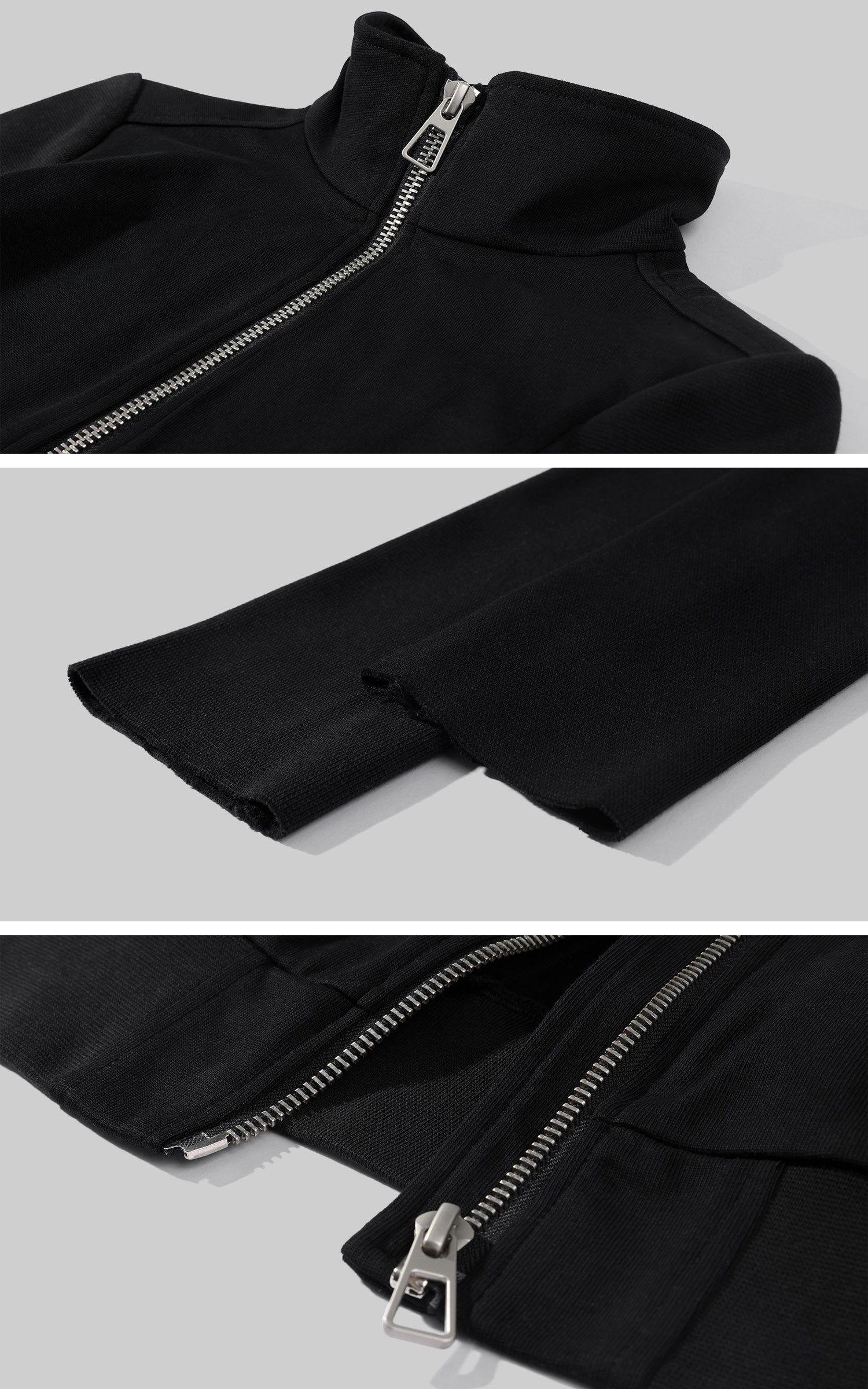 WARDEN EDGE Veste à fermeture éclair col montant Contour