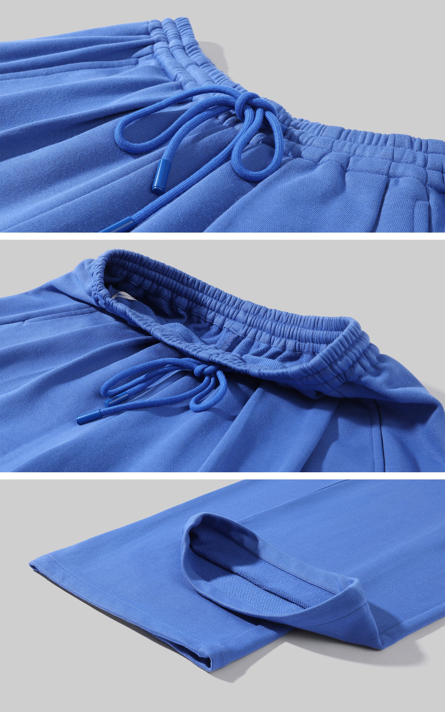 WARDEN EDGE Cobalt Wide-Leg Sweatpants