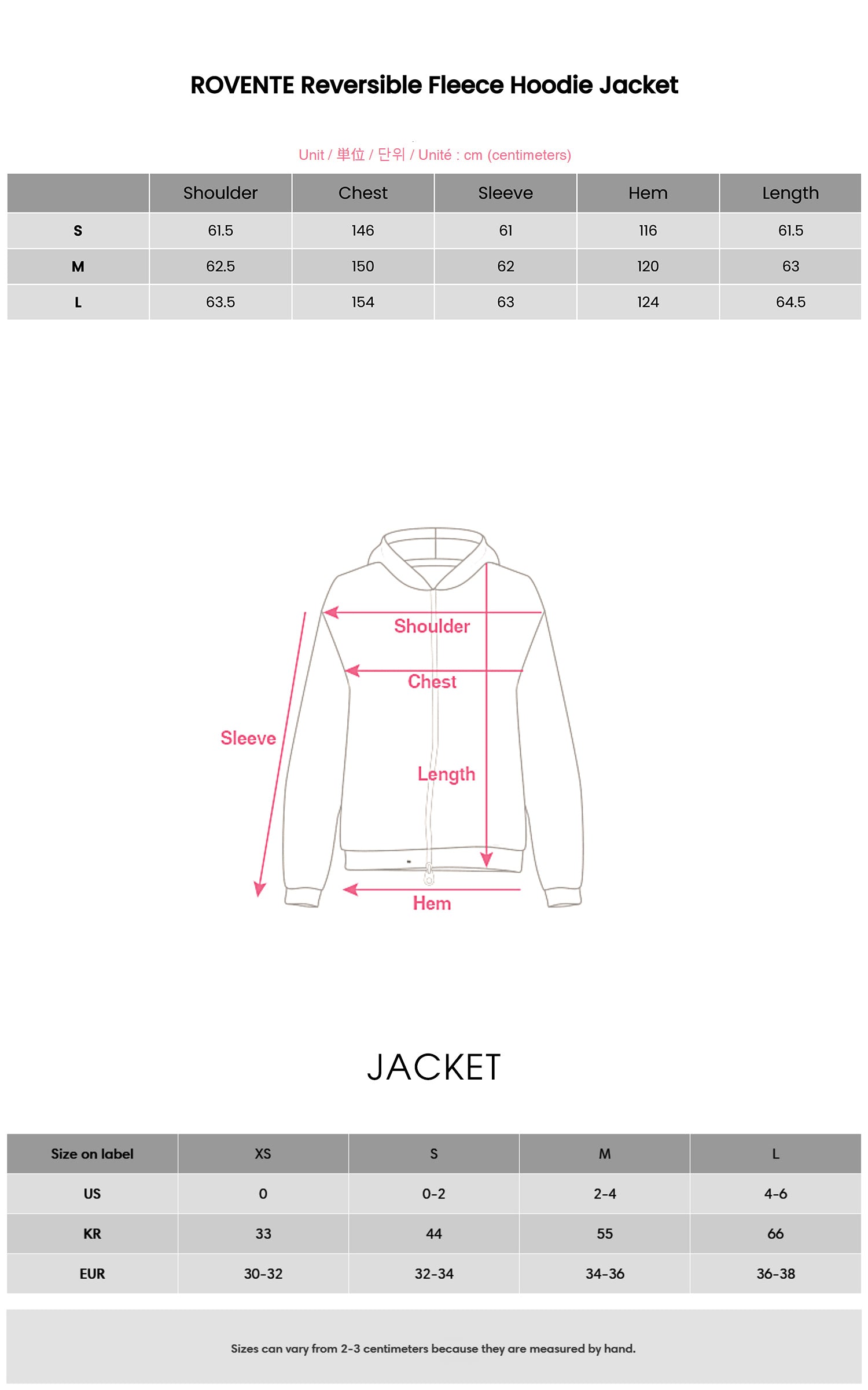 ROVENTE リバーシブルフリースフーディジャケット