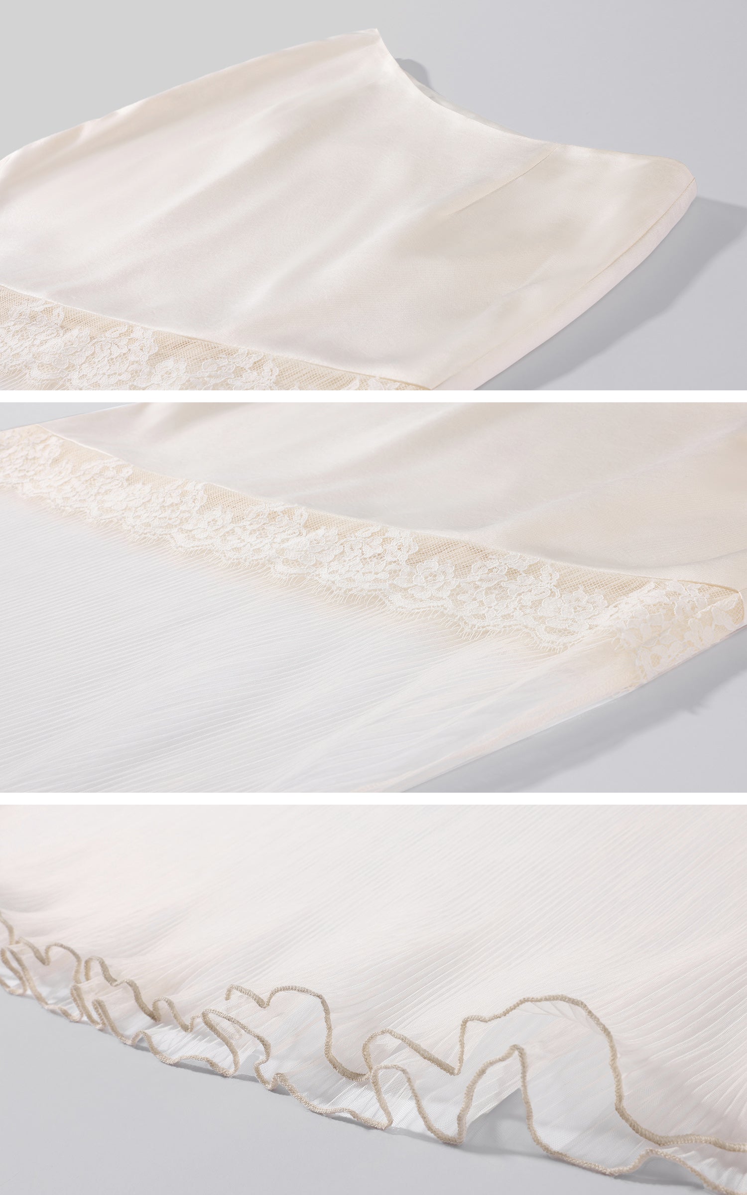 Rase le sol Rose Veil Camisole &amp; Sheer Skirt Set