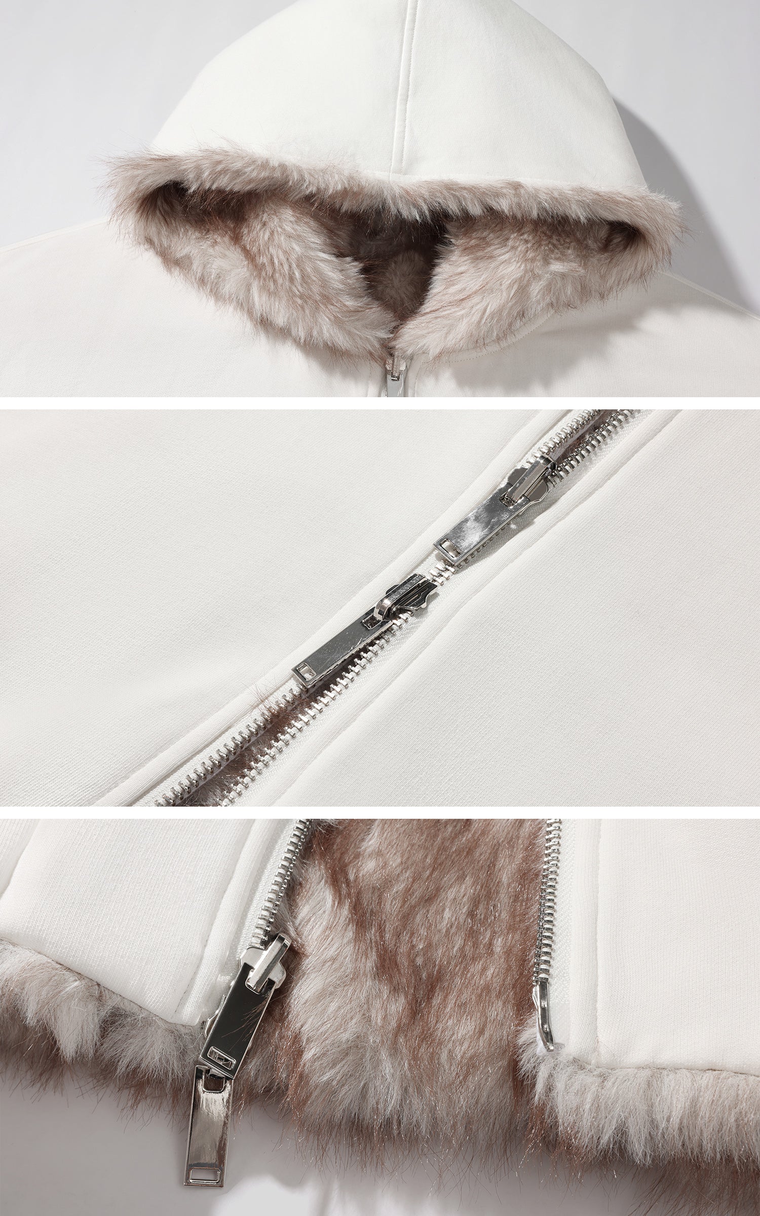 ROVENTE Reversible Fleece Hoodie Jacket – PINKPARKS