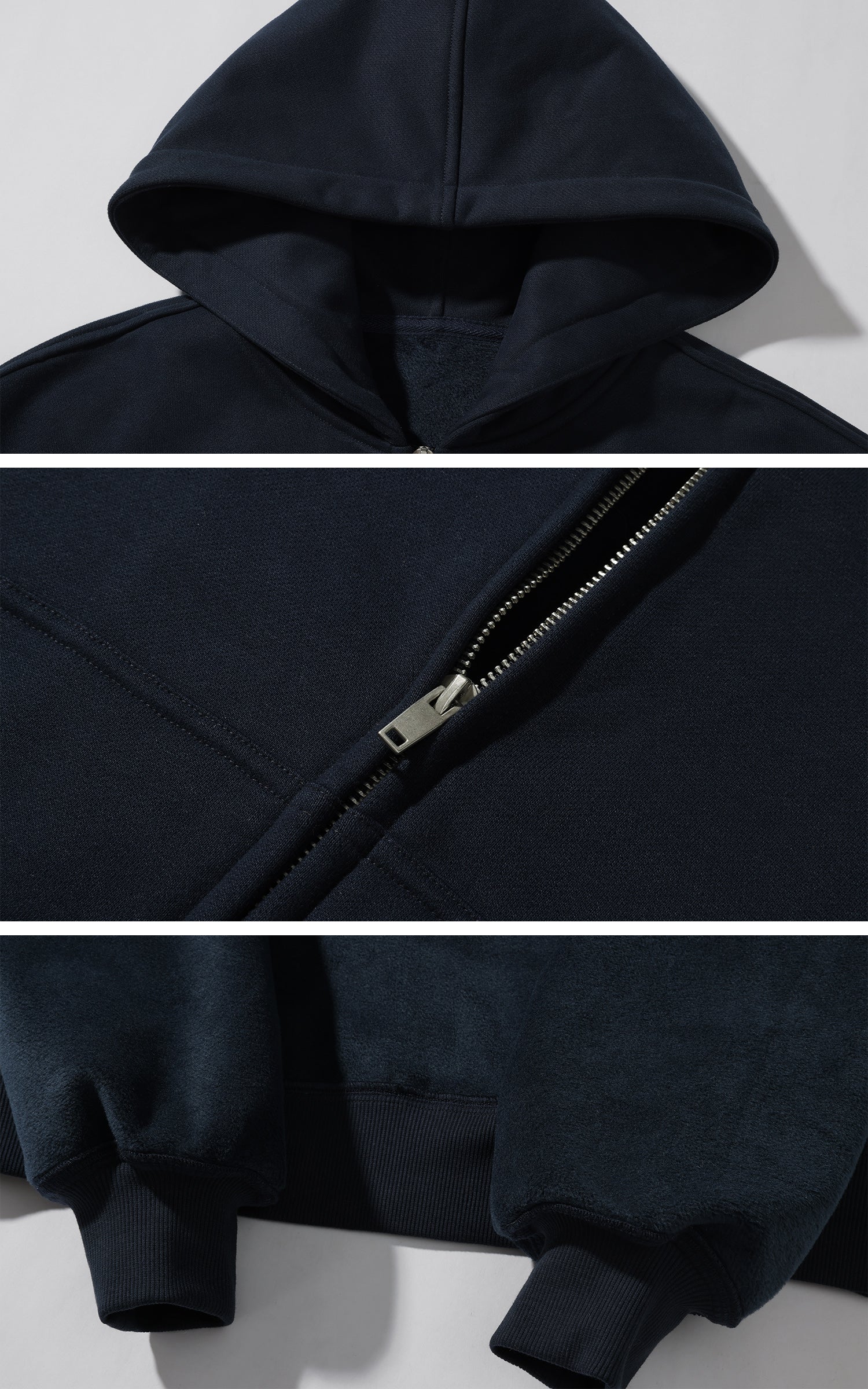 ROVENTE Fleece Zip Hoodie &amp; Wide-Leg Pants Set