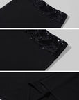 ROVENTE Sequin Waist Maxi Skirt