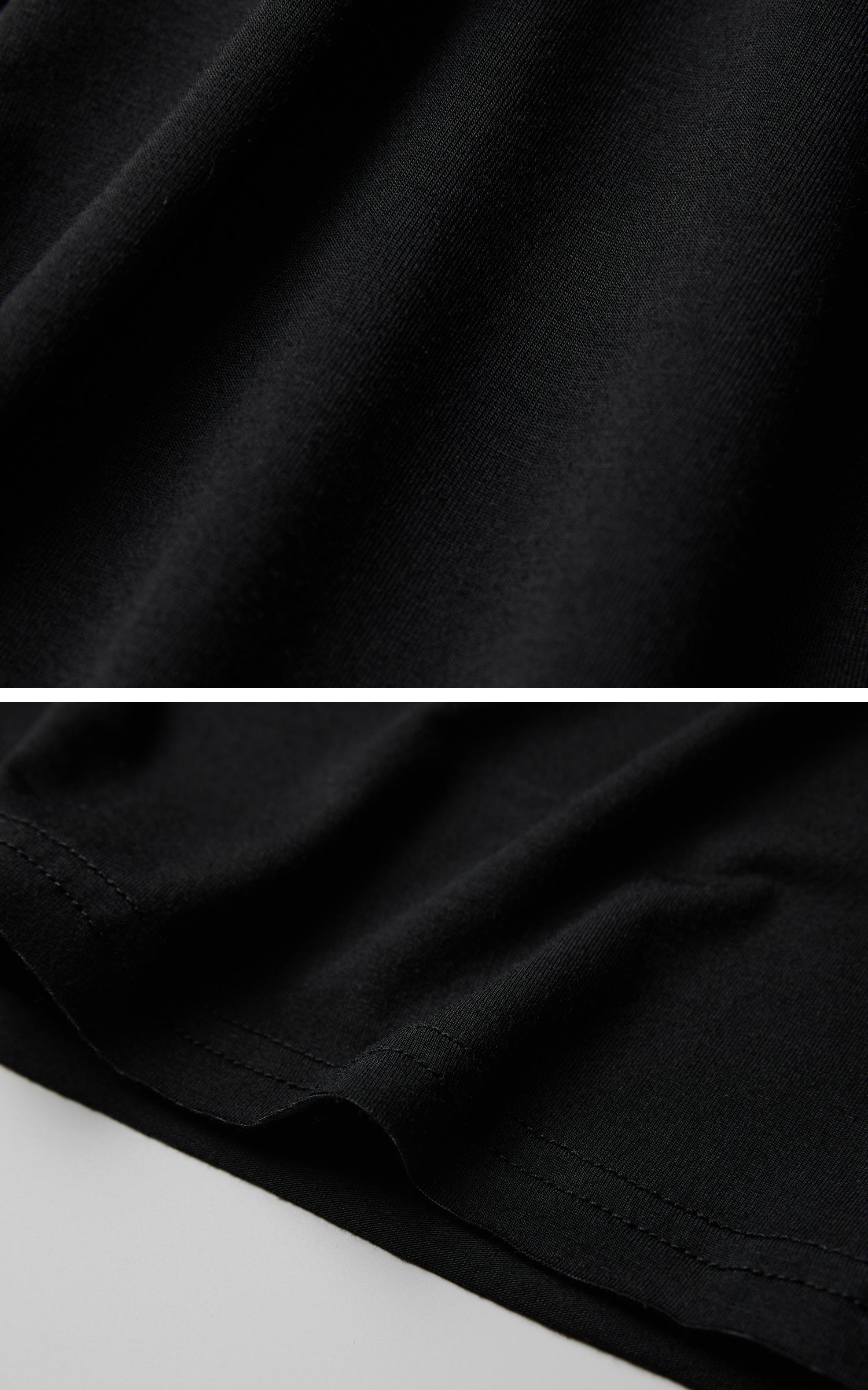 DOINDULGE Deep V Lace Detail Long Sleeve T-Shirt