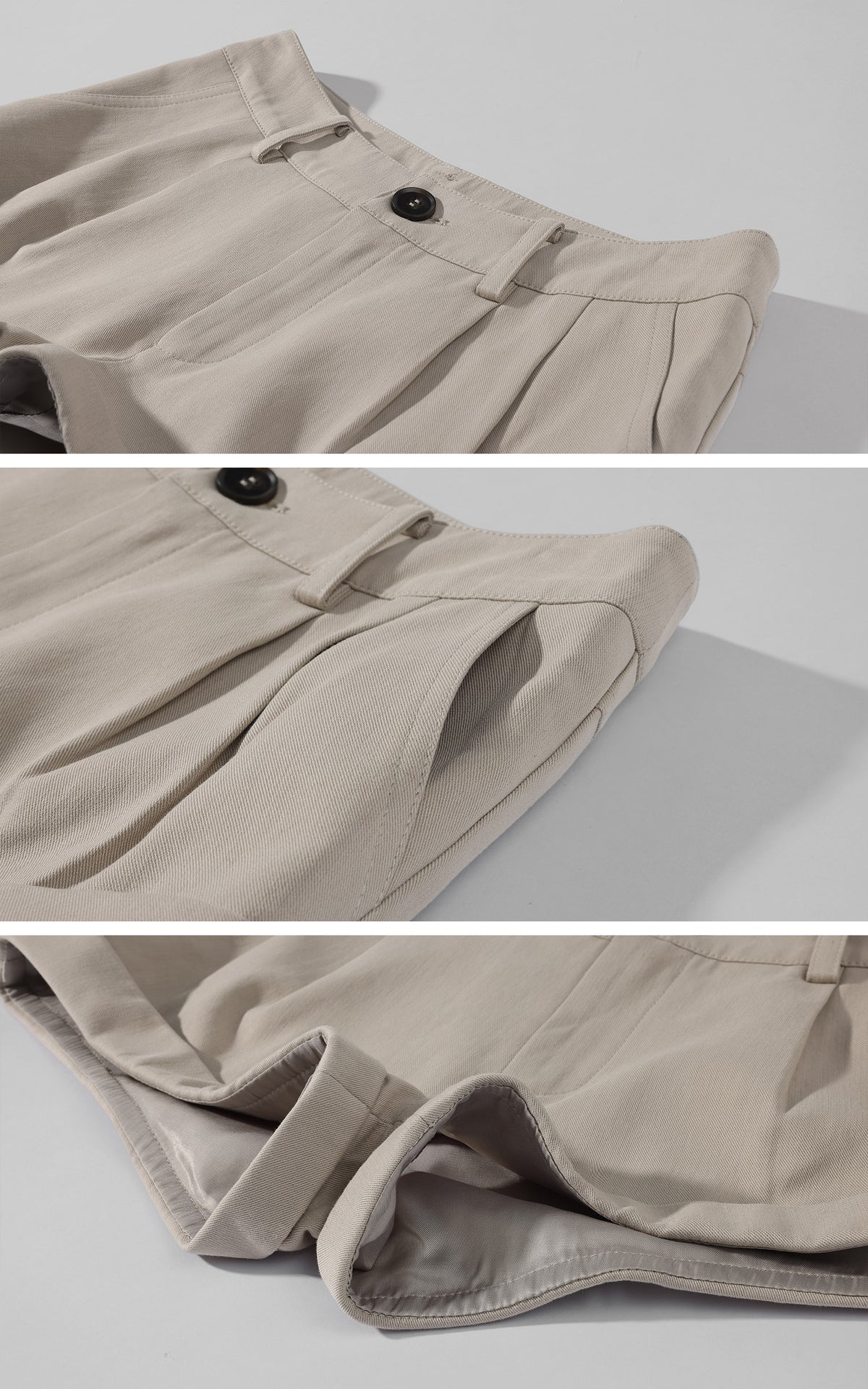 WARDEN EDGE Low-Rise Pleated Cuffed Shorts