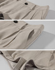 WARDEN EDGE Low-Rise Pleated Cuffed Shorts
