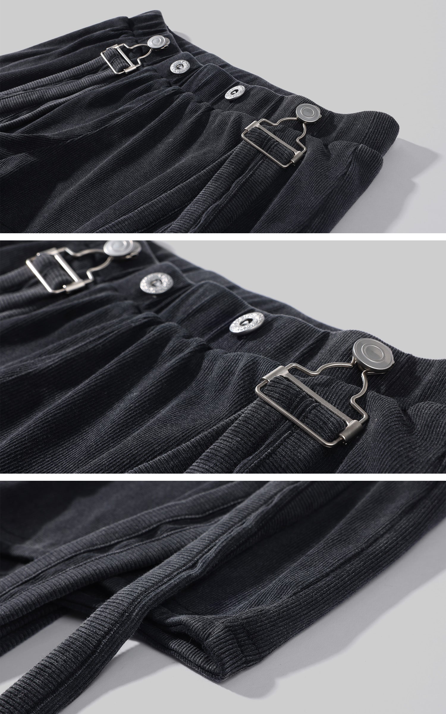 WARDEN EDGE Suspender Strap Micro Knit Shorts
