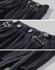 WARDEN EDGE Suspender Strap Micro Knit Shorts