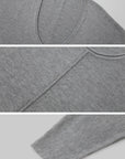 IAMXIAA Deep V Batwing Knit Top