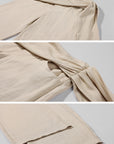 Hydrae Pantalon large drapé à nouer